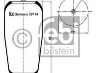 Burduf, suspensie pneumatica MERCEDES-BENZ ACTROS, MERCEDES-BENZ ATEGO, MERCEDES-BENZ ACTROS MP2 / MP3 - FEBI BILSTEIN 39714