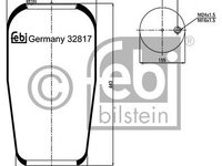 Burduf, suspensie pneumatica MERCEDES-BENZ ATEGO (1998 - 2004) FEBI BILSTEIN 32817