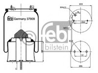 Burduf, suspensie pneumatica SCANIA 4 - series - FEBI BILSTEIN 37909