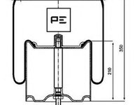 Burduf, suspensie pneumatica SCANIA P,G,R,T - series, SCANIA 4 - series - PE Automotive 084.119-72A