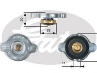 Buson,radiator KIA SORENTO I (JC) (2002 - 2016) GATES RC133