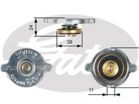 Buson,radiator MERCEDES-BENZ COUPE (C123), MERCEDES-BENZ KOMBI Break (S123), OPEL KADETT C cupe - GATES RC116