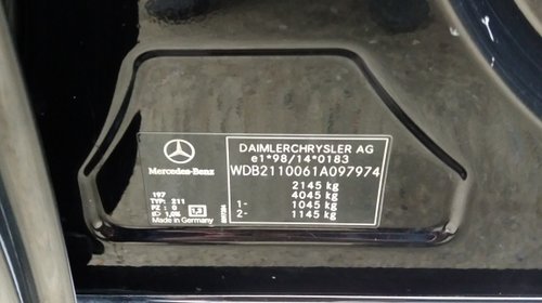 Butoane geamuri electrice Mercedes E-CLASS W211 2002 berlina 2.2