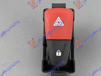 Buton avarie / Inchidere usi (6pin) Negru/Rosu Renault Megane / GT Line / GT 2014-2015 Produs NOU