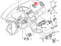 Buton avarii Vw Golf hatchback 1.9 TDI 77 KW 1K0953509A OEM 1K0953509A