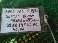 Buton geam pasager(cu impuls) 98AB14529DC Ford Focus