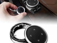 Buton Joystick Multimedia Retrofit Compatibil Bmw Seria 3 F31 2012-2016 8016 Aluminiu