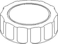 Buton pt. regl. inaltimii scaunului VW PASSAT (3A2, 35I), VW PASSAT Variant (3A5, 35I), VW POLO (6N1) - TOPRAN 103 558