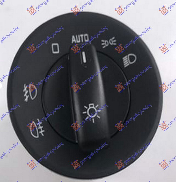 BUTON REGLAJ LUMINI CU.BEC CEATA.PROIECTOR AUTO [10pin] - SKODA OCTAVIA ...