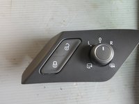 Buton reglaj noglinzi cu buton blocare-deblocare usi vw golf 7 hatchback 5g0959565ag 5g0962125a