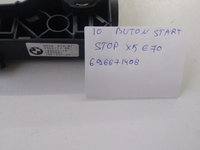 Buton start/stop BMW X5 E70 Cod 696671408