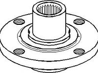 Butuc roata AUDI 500 (43, C2), AUDI 500 (44, 44Q, C3), AUDI 100 Avant (43, C2) - TOPRAN 103 667