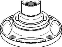 Butuc roata AUDI 90 (8C, B4), AUDI 80 Avant (8C, B4) - TOPRAN 104 317