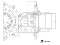 Butuc roata FEBI BILSTEIN 181011