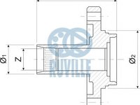 Butuc roata FIAT COUPE (FA/175) (1993 - 2000) QWP WWH120