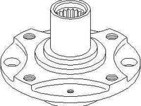 Butuc roata OPEL TIGRA (95_) TOPRAN 200 399