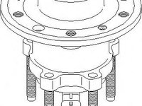 Butuc roata OPEL VECTRA C, OPEL VECTRA C GTS, OPEL SIGNUM - TOPRAN 207 393