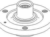 Butuc roata PEUGEOT 106 (1A, 1C), Citroen AX (ZA-_), Citroen CHANSON (S0, S1) - TOPRAN 720 384