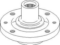 Butuc roata RENAULT MEGANE I (BA0/1_), RENAULT MEGANE I Coup (DA0/1_), RENAULT MEGANE I Classic (LA0/1_) - TOPRAN 700 633