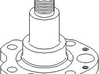 Butuc roata SEAT INCA (6K9), AUDI A3 (8L1), SKODA OCTAVIA (1U2) - TOPRAN 109 871