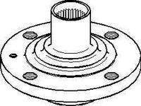 Butuc roata VW JETTA I (16) TOPRAN 102 695