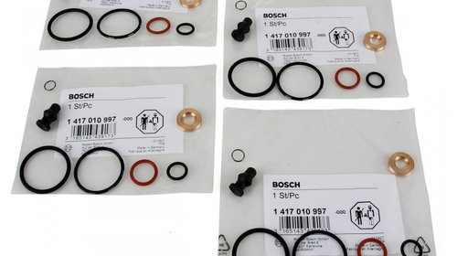 Cablaj Injectoare Am Volkswagen 038971600 + Set 4 Buc Kit Reparatie Injector Bosch Audi Skoda Vw TDI 1 417 010 997 + Set 4 Buc Surub Fixare Injector Oe Vw M6x64mm Pompe Düse 038103385A