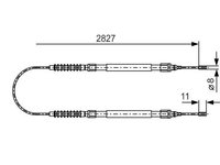 Cablu 1 987 477 263 BOSCH pentru Fiat Ducato Peugeot Boxer CitroEn Jumper CitroEn Relay