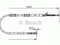 Cablu 1 987 477 409 BOSCH pentru Toyota Corolla