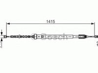 Cablu 1 987 477 782 BOSCH pentru Renault Clio Renault Symbol Renault Thalia