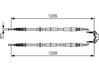 Cablu 1 987 477 908 BOSCH pentru Opel Astra