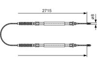 Cablu 1 987 482 003 BOSCH pentru Fiat Ducato Peugeot Boxer CitroEn Jumper CitroEn Relay