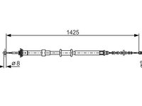 Cablu 1 987 482 200 BOSCH pentru Fiat Panda Fiat 500