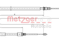 Cablu 10 6791 METZGER pentru Renault Laguna