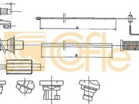 Cablu acceleratie CITROEN C2 JM COFLE 10.1171