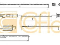 Cablu acceleratie CITROEN C5 II Break RE COFLE 10.1179 PieseDeTop