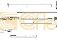 Cablu acceleratie CITROEN XANTIA Break X2 COFLE 10.1177 PieseDeTop