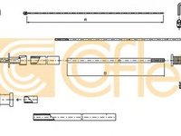 Cablu acceleratie CITROEN XANTIA X1 COFLE 10.1177