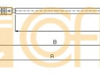 Cablu acceleratie FORD MONDEO   combi (BNP) (1993 - 1996) COFLE 11.0181