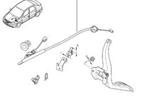 CABLU ACCELERATIE Logan 1.6 16V RENAULT 6001548721 <br>