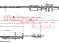 Cablu acceleratie OPEL VITA B (73_, 78_, 79_), OPEL CORSA B caroserie (73_) - METZGER 11.1326