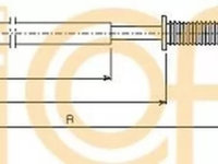 Cablu acceleratie RENAULT CLIO III BR0 1 CR0 1 COFLE 11.0272 PieseDeTop