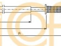 Cablu acceleratie RENAULT LAGUNA I (B56_, 556_) (1993 - 2001) COFLE 11.0272