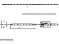 Cablu acceleratie RENAULT LAGUNA I B56 556 ADRIAUTO AD410379