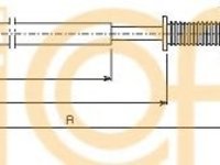 Cablu acceleratie RENAULT MEGANE II Limuzina (LM0/1) (2003 - 2016) COFLE 11.0272 piesa NOUA