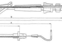 Cablu acceleratie VW GOLF II 19E 1G1 ADRIAUTO AD550368