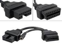 Cablu adaptor 12 Pin la 16 Pin OBD2 pentru Mitsubishi / Hyundai