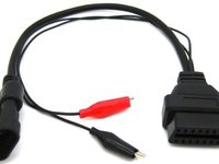 Cablu adaptor 3 Pin la 16 Pin OBD2 pentru Fiat Alfa Romeo Lancia