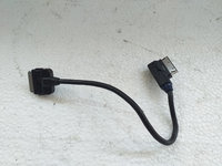 Cablu adaptor AMI Cablu adaptor ipod iphone cablu interfata 4F0051510K D241L2 4F0051510K Audi A5 8T [facelift] [2011 - 2016] Cabriolet 2.0 TDI MT (177 hp) S-Line 8F7 COD culoare LZ9Y