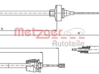 Cablu ambreiaj 10 2372 METZGER pentru Renault Twingo