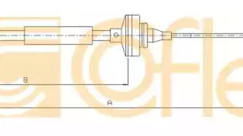 Cablu ambreiaj 10 2890 COFLE pentru Dacia San